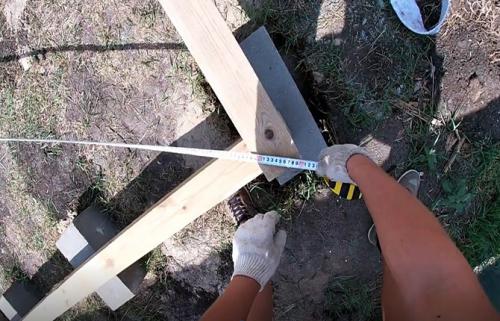 Как выбрать крышу для беседки 3х4. Разметка