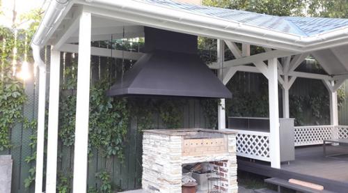 Как обеспечить хорошую вентиляцию в беседке. Вытяжка для мангала в беседке: потенциальные материалы и конструкции