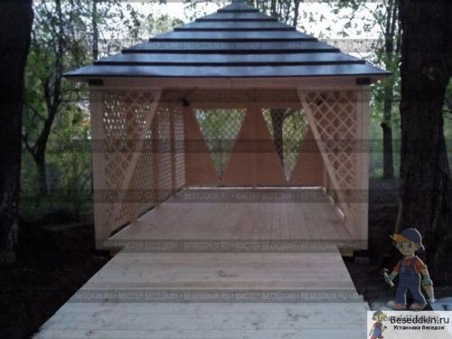 Быстрая и Легкая Беседка 3х4: Постройте за 3 Дня 18 Быстрая и Легкая Беседка 3х4: Постройте за 3 Дня 18