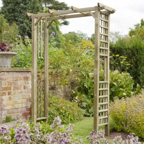 Садовая арка из дерева своими руками. Виды и размеры садовых арок