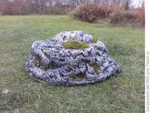 Искусственный камень валун своими руками. Мастер-класс: Лёгкий камень своими руками — полезное украшение для сада