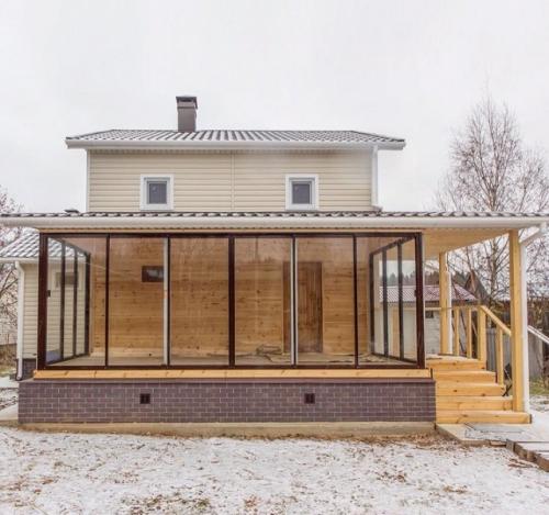 Застеклённая терраса: идеальное решение для вашего дома 04