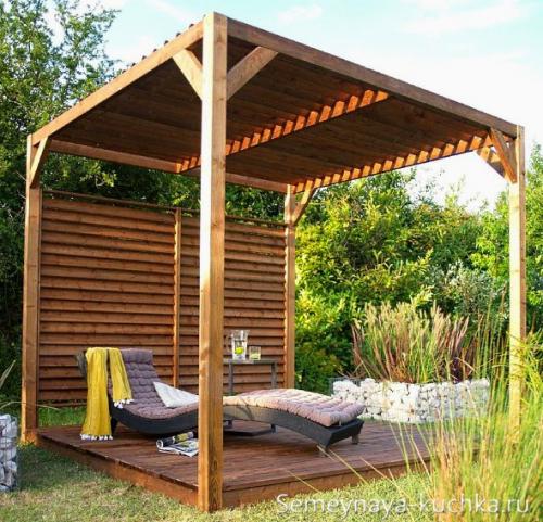Беседки для дачи своими руками. Дачные БЕСЕДКИ своими руками (20 вариантов).