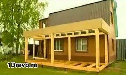 Как пристроить веранду к деревянному дому. Этапы присоединения веранды к срубу