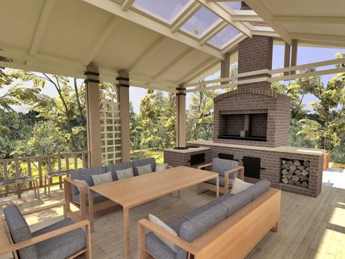 Кухня на улице на даче. Летняя кухня на даче: лучшие варианты проектов 12