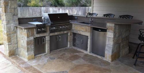 Кухня на улице на даче. Летняя кухня на даче: лучшие варианты проектов 07