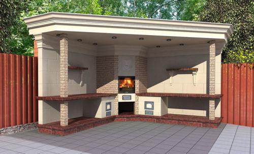 Кухня на улице на даче. Летняя кухня на даче: лучшие варианты проектов 02