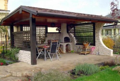 Кухня на улице на даче. Летняя кухня на даче: лучшие варианты проектов 26