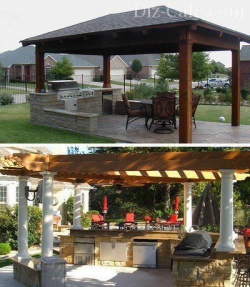 Кухня на улице на даче. Летняя кухня на даче: лучшие варианты проектов 25