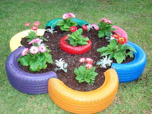 Клумбы во дворе своими руками. Клумбы для цветов на даче своими руками – 70 лучших вариантов