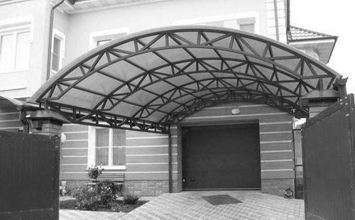 Как чистить и ухаживать за навесом или козырьком из поликарбоната. Нужно ли убирать снег с навеса зимой?