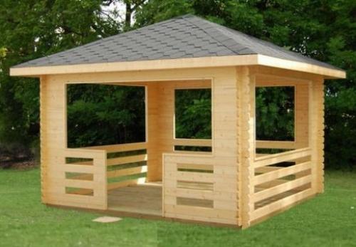 Какие преимущества использования минибруса для строительства летней беседки. Беседка из минибруса