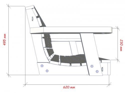 Сиденье для качели своими руками. Делам сиденье для садовых качелей
