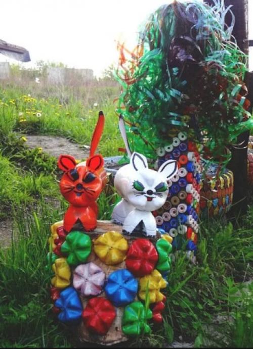 Поделки из пластиковых бутылок для огорода. Идеи поделок для сада и огорода из пластиковых бутылок