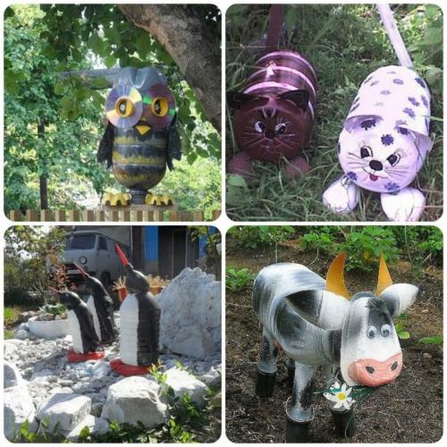 Поделки из пластиковых бутылок своими руками: ТОП-100 фото лучших идей для начинающих мастеров