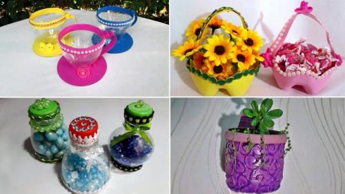Поделки из пластиковых бутылок своими руками: ТОП-100 фото лучших идей для начинающих мастеров