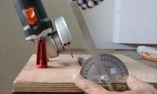 Как использовать приспособление для заточки сверл